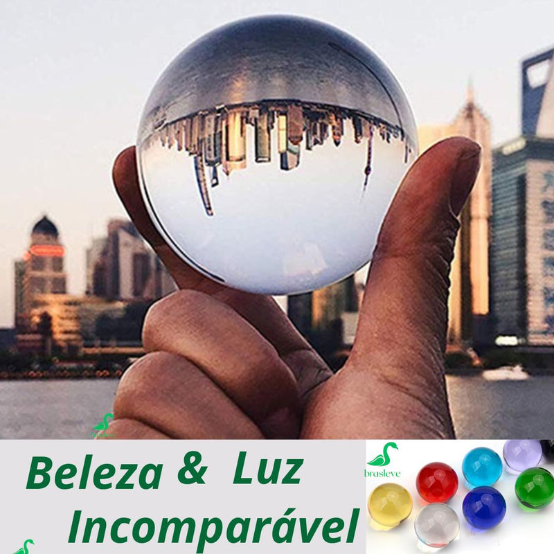 Ball Sfere Bright - Bola de Cristal Decora E Sofistica Ambientes Com Beleza Luz & Vida