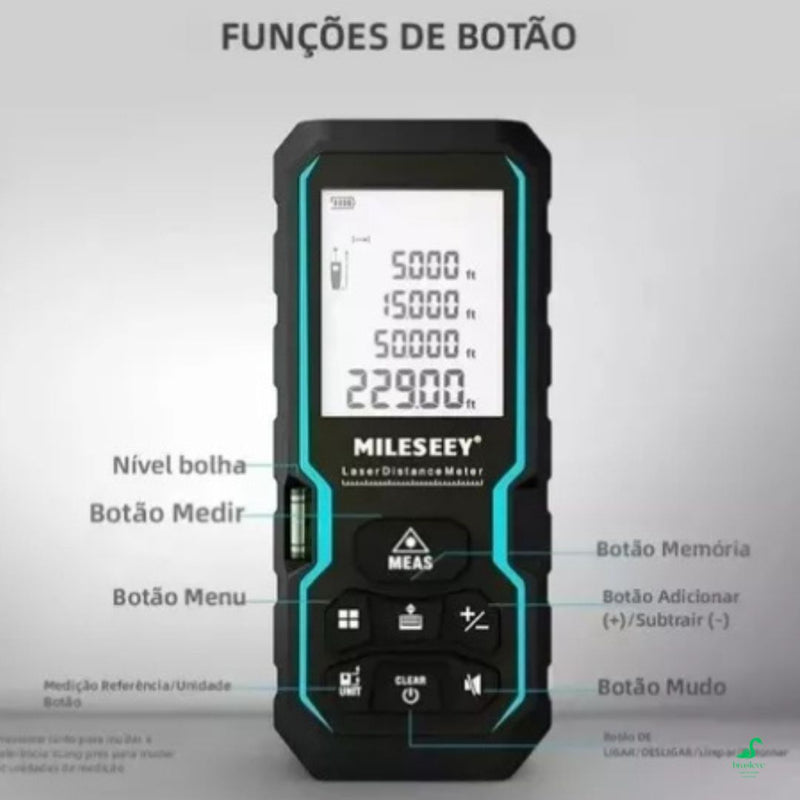 Sync Laser Distance - Trena Laser Sincronizadol, Bluetooth Aplicativos E Transmissão Dados