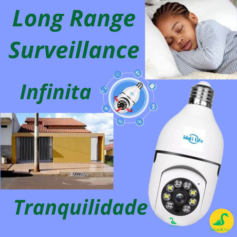 Long Range Surveillance - Câmera Robô Espiã Wifi Infra-Vermelho Zoom Controle Celular. "FRETE GRÁTIS"