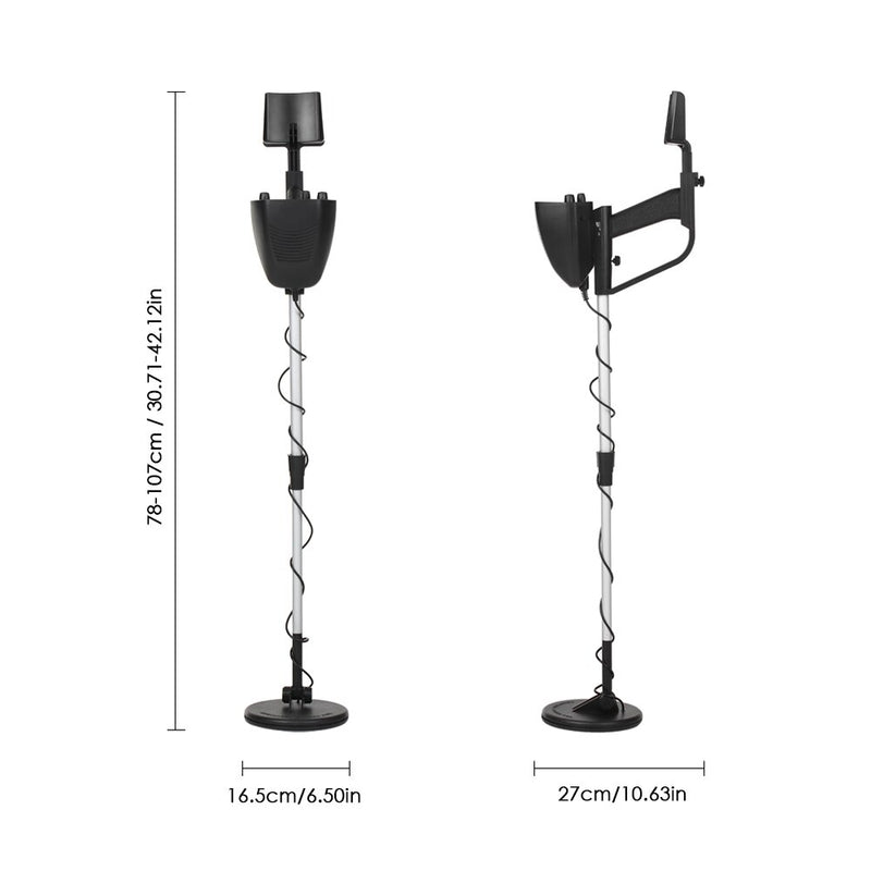 Device Sensitive - Detector Potênte Localizador Ouro Prata Bronze Ferro Usado Construção Civil & Montagem Industrial Identifica Objetos Metálicos Vigas Fios Cabos Equipado Display Digital Unidade de Fácil Uso Haste Ajustável Simples Montagem