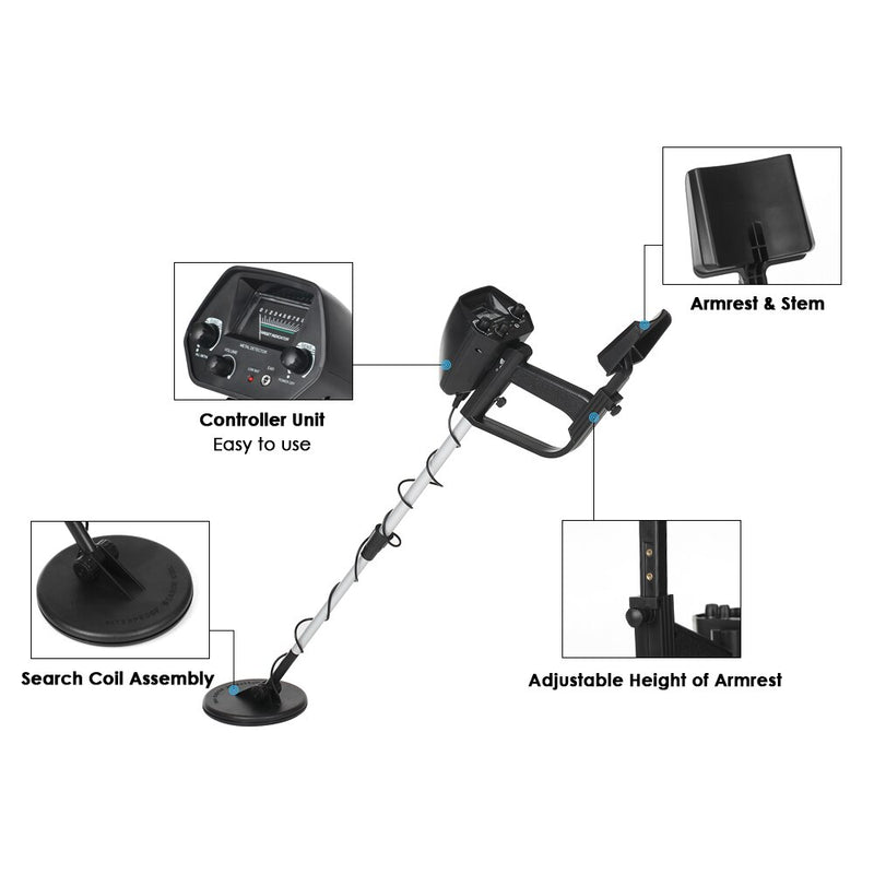 Device Sensitive - Detector Potênte Localizador Ouro Prata Bronze Ferro Usado Construção Civil & Montagem Industrial Identifica Objetos Metálicos Vigas Fios Cabos Equipado Display Digital Unidade de Fácil Uso Haste Ajustável Simples Montagem