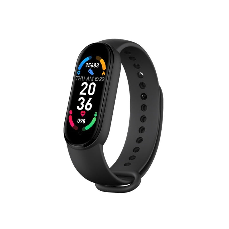 SmartWatch M-6.ICR - Relógio SmartWat Controle Remoto Inteligente Monitora Passos Musica Mensagem WatZap Facebook Instagran SMS Lembrete Agenda Alarme Tela Grande Melhor Visão e Pratico Uso